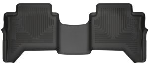 Ford Ranger SuperCrew Floor Mats - Rear - Husky Liners - WeatherBeater - Black - 2019
